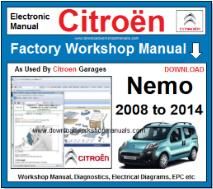 Citroen Nemo Workshop Manual Download